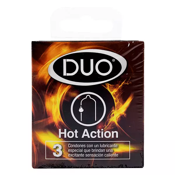 Condones Duo Cj X 3 Hot Action