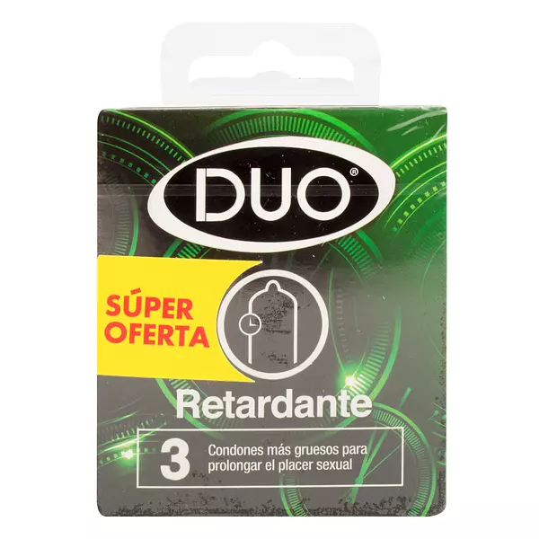 Condones Duo Retardante Cj X 3 Super Oferta