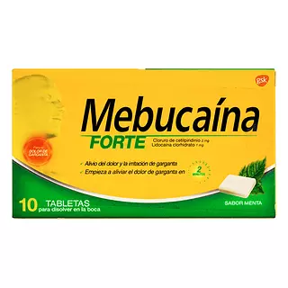 Mebucaina Forte Cj X 10 Tab