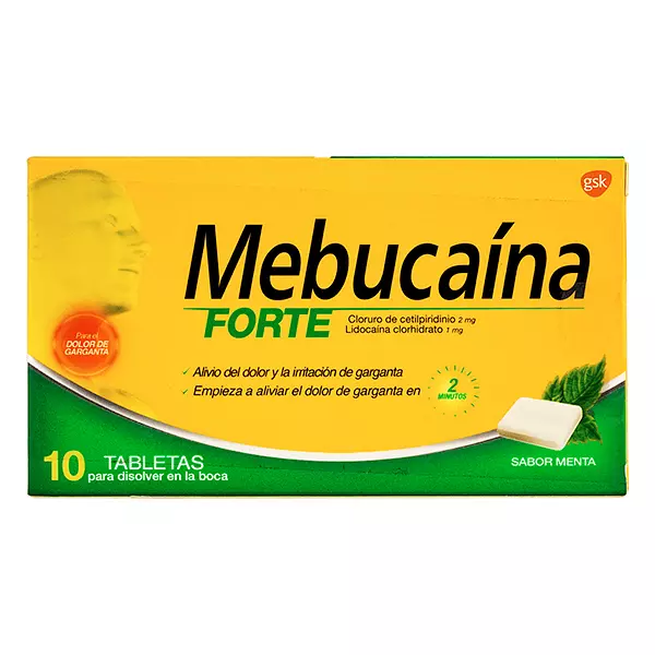 Mebucaina Forte Cj X 10 Tab