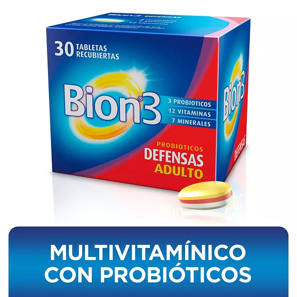 Bion3 Probioticos 29,9G Cj X 30 Tab Recub Merck