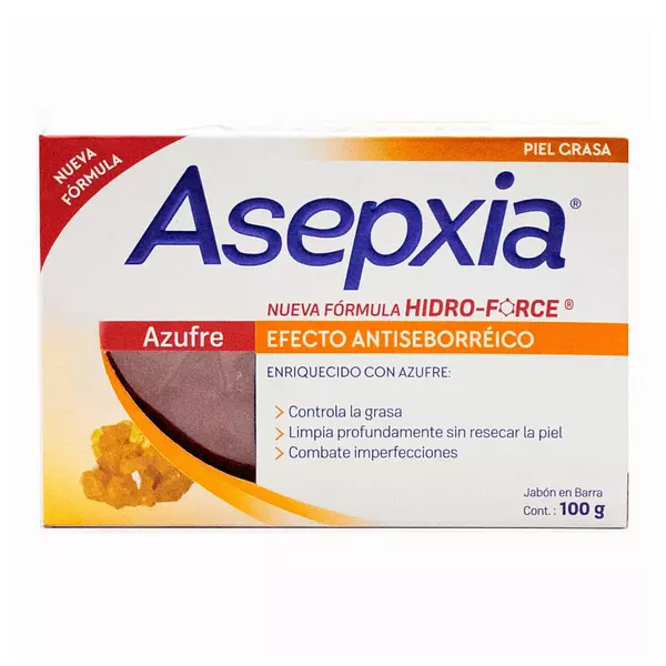 Jabon Asepxia Azufre X 100 Gr Genomma