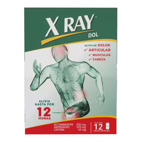 X Ray Dol Cj X 12 Tab Genomma Lab