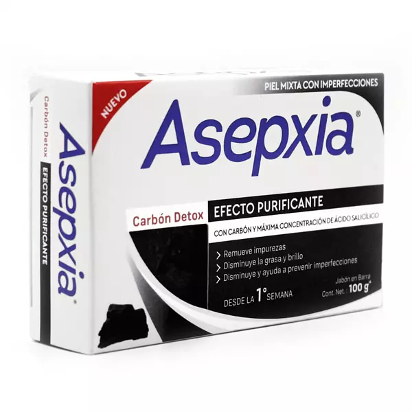 Jabon Asepxia Carbon Detox 100 Gr