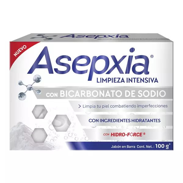 Jabon Asepxia Bicarbonato 100 Gr