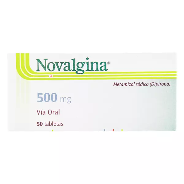 Novalgina (Dipirona) Cj X 50 Tab Sanofi