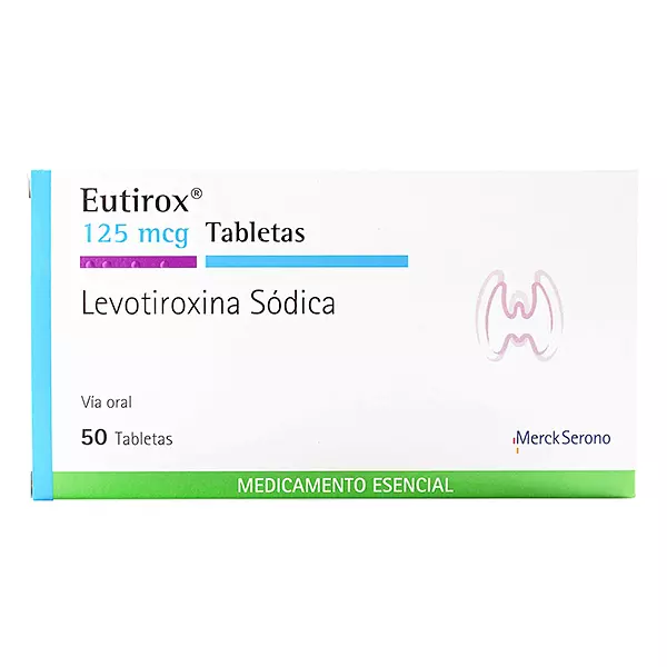 Eutirox (Levotiroxina) 125 Mcg Cj X 50 Tab Merck