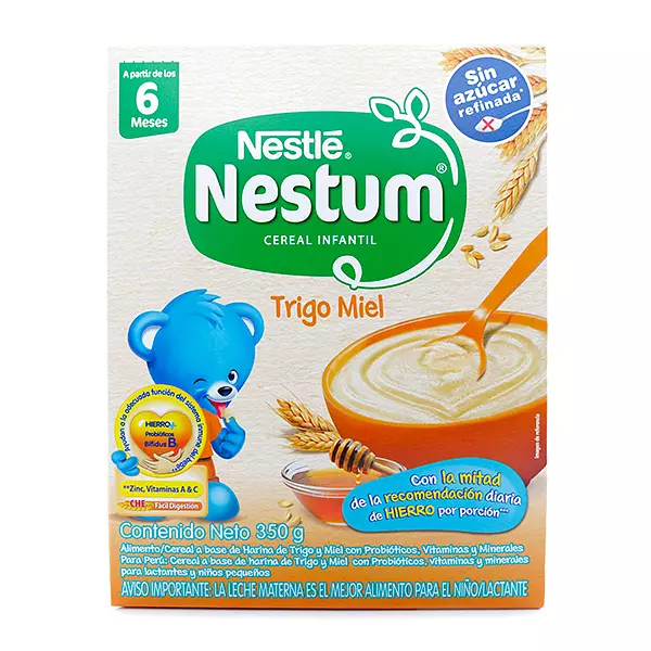 Nestum Bl Trigo Miel Cj X 350 Gr Nestle