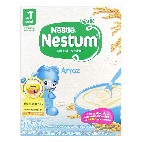 Nestum Bl Arroz Cj X 350 Gr Nestle