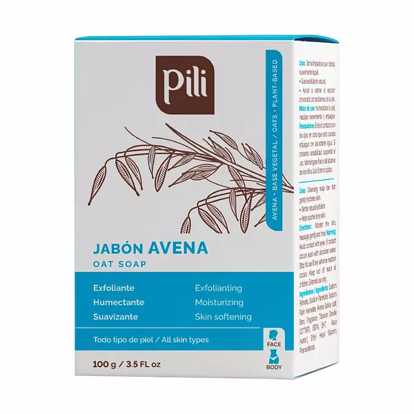 Jabon Avena Pili X 100 Gr