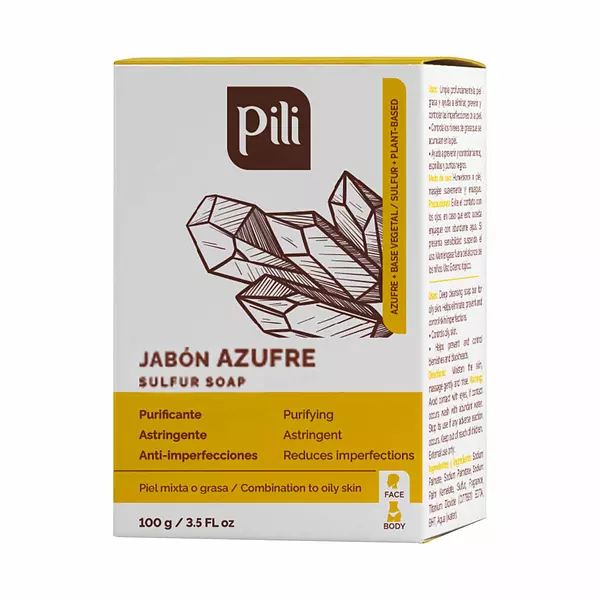 Jabon Azufre Pili X 100 Gr