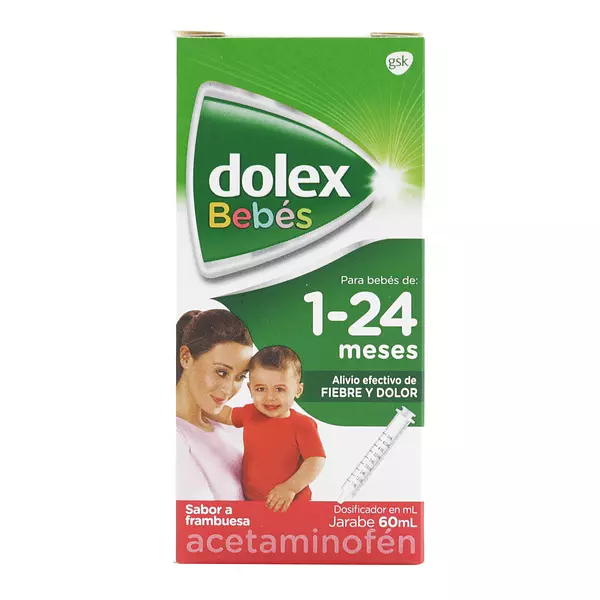 Dolex 1-24 Jarabe Bebes Fco X 60 Ml