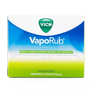 Vick Vaporub 12 Gr Cj X 12 Und P&G