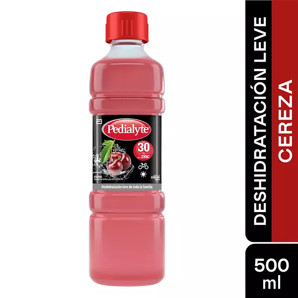 Pedialyte Con Zync 30 Cereza Fco X 500Ml