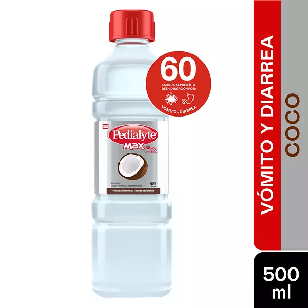 Pedialyte Coco 60 Zinc Fco X 500 Ml