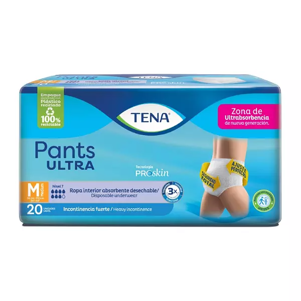 Pañal Tena Pants Ultra Med Proski X 20 Und Familia