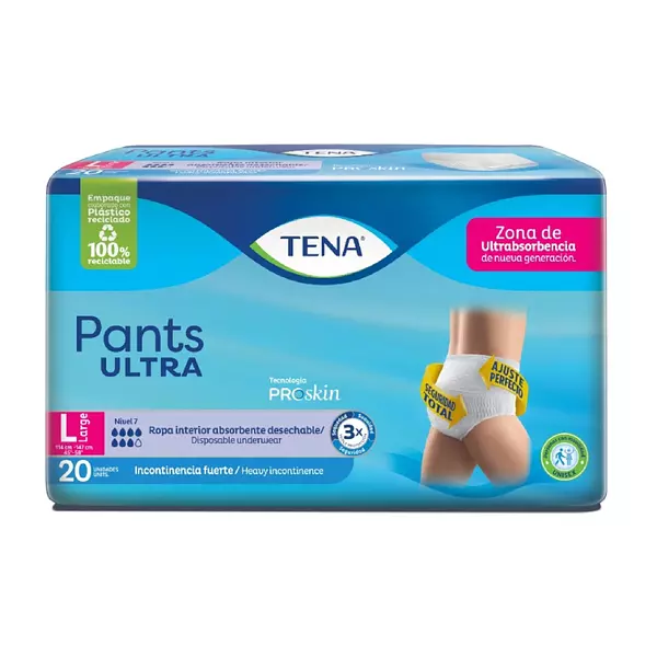 Pañal Tena Pants Ultra L Proski X 20 Und Familia