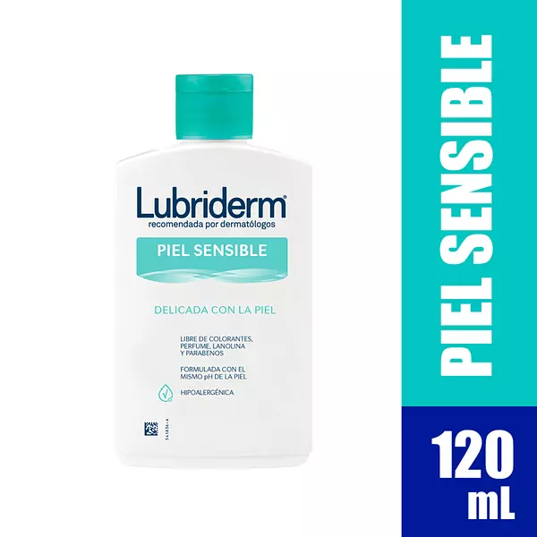 Lubriderm Piel Sensible Fco X 120 Ml