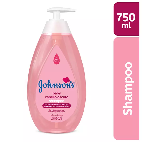 Shampoo Johnson J Baby Cabello Oscuro Fco X 750Ml