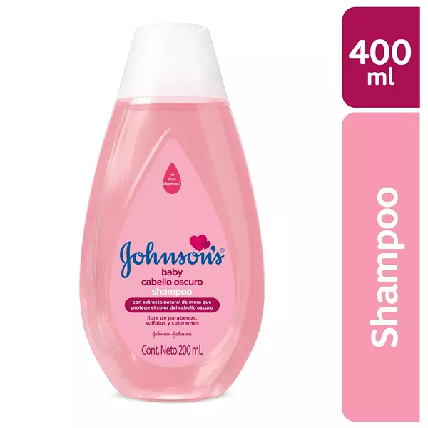 Shampoo Johnson J Baby Cabello Oscuro Fco X 400Ml