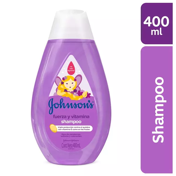 Shampoo Johnson J Baby Fuerza Y Vitamina Fco X 400Ml