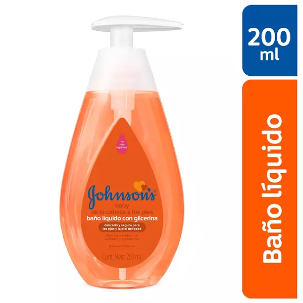 Baño Johnson J Baby De Pies A Cabeza Fco X 200Ml