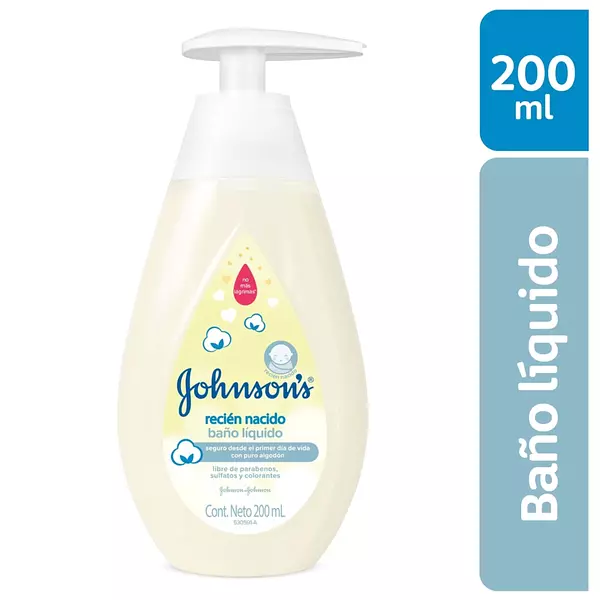 Baño Johnson J Baby Recien Nacido Fco X 200Ml