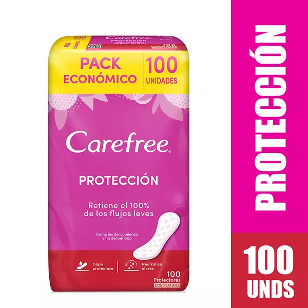 Protectores Carefree Original Paq X 100 Und