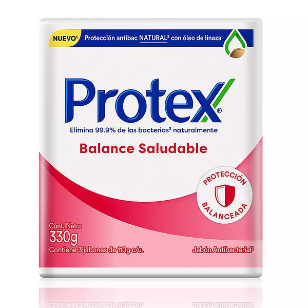 Jabon Protex Balance Saludable 110 Gr X 3 Und Ofe