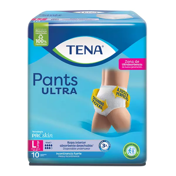 Pañal Tena Pants Ultra L X 10 Und Familia