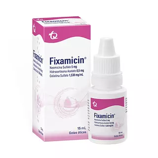 Fixamicin (Neomicina+Hidrocortisona+Colistina) Gotas X 15 Ml Tq