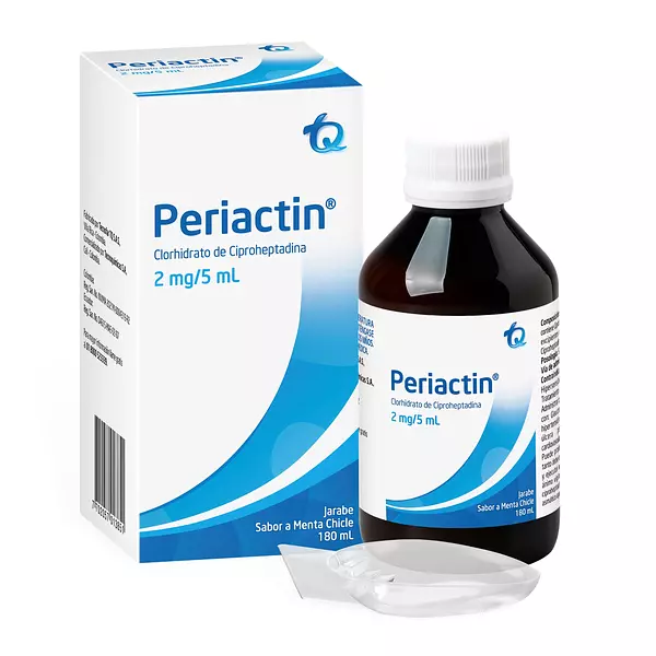 Periactin (Ciproheptadina) Jarabe Fco X 180 Ml Tq