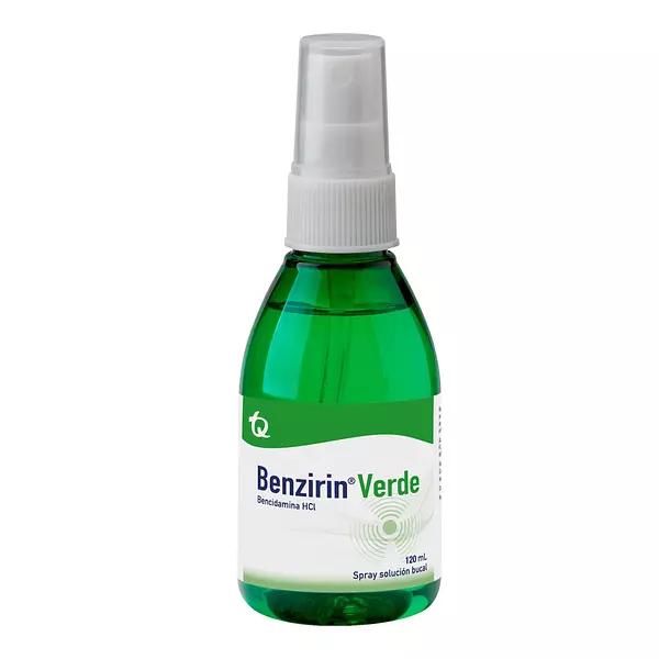 Benzirin Verde (Bencidamina) Spray X 120 Ml Tq