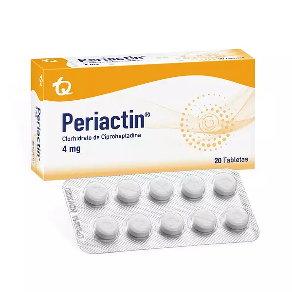 Periactin (Ciproheptadina) 4Mg Cj X 20 Tab Tq