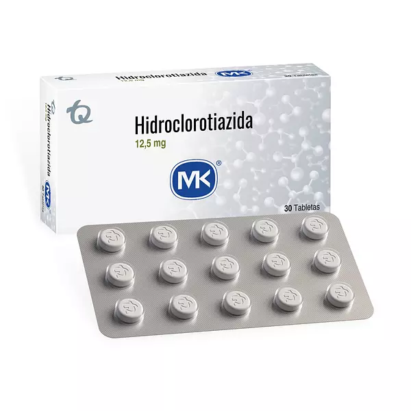 Hidroclorotiazida 12,5 Mg Cj X 30 Tab Mk