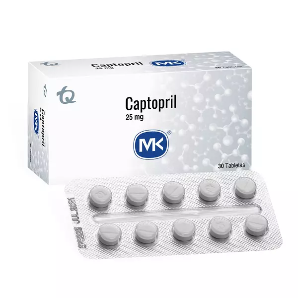 Captopril 25 Mg Cj X 30 Tab Mk