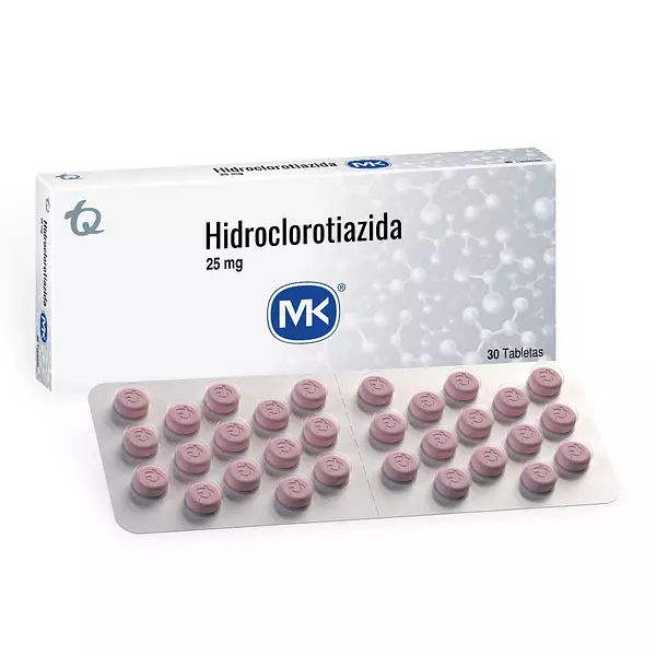 Hidroclorotiazida 25 Mg Cj X 30 Tab Mk