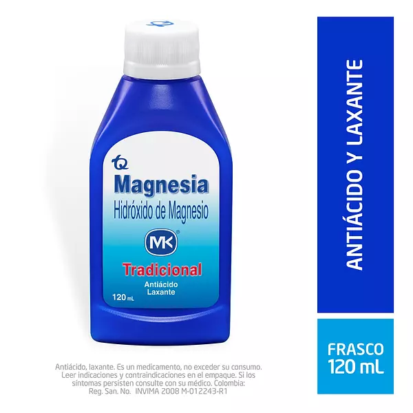 Leche Magnesia Fco X 120 Ml Mk