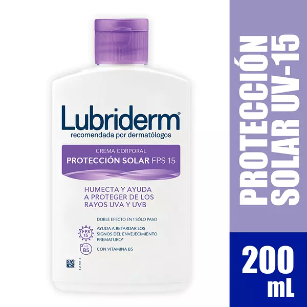 Lubriderm Locion Uv 15 Fco X 200Ml