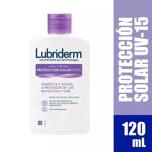 Lubriderm Locion Uv 15 Fco X 120Ml