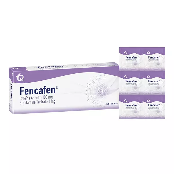 Fencafen (Ergotamina+Cafeina) Cj X 50 Tab Tq