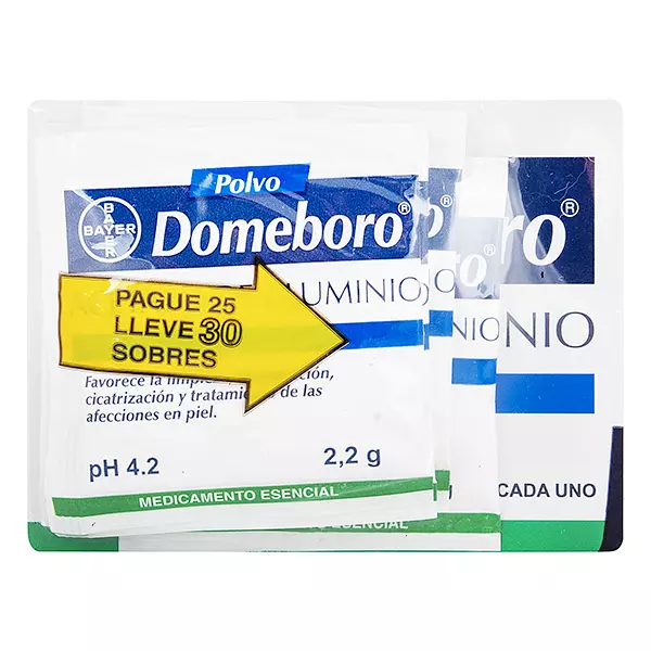 Domeboro (Acetato De Aluminio) Cj X 30 Sbs Bayer