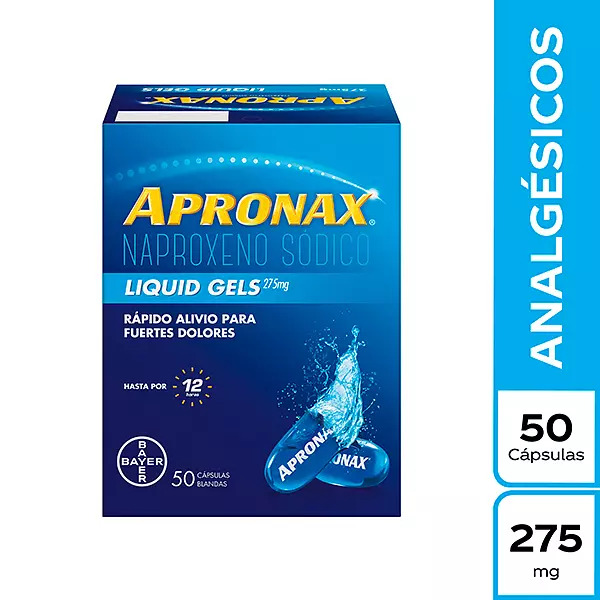 Apronax (Naproxeno) 275Mg Liq Cj X 50 Cap Bay