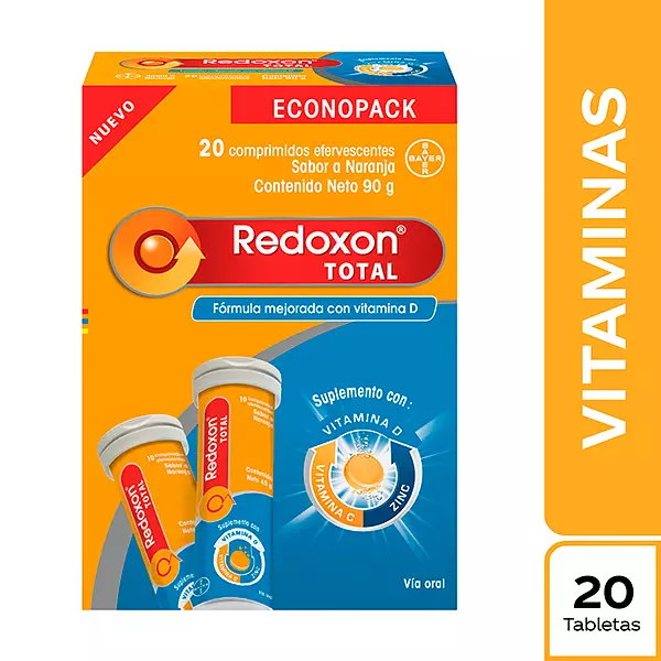 Redoxon ( Vitamina C) Fco X 20 Tab Bayer