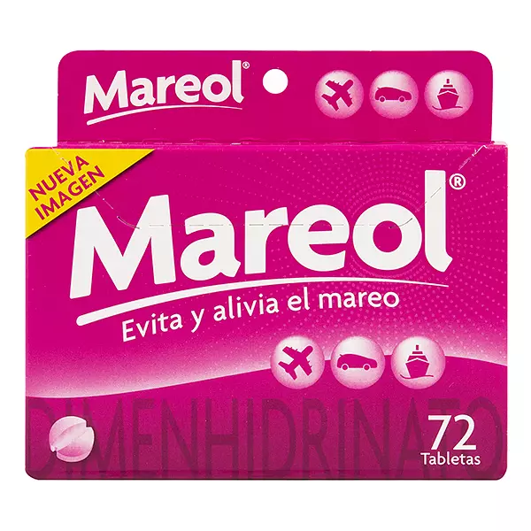 Mareol (Dimenhidrinato) Cj X 72 Tab Glaxo