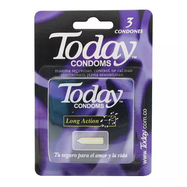 Condones Today Long Action Cj X 3