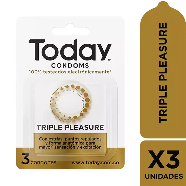 Condon Today Triple Pleasure Cj X 3 Und