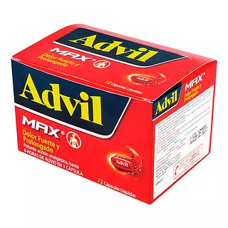 Advil Max Cj X 72 Cap Glaxo