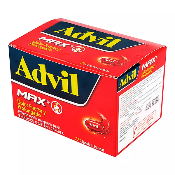 Advil Max Cj X 72 Cap Glaxo