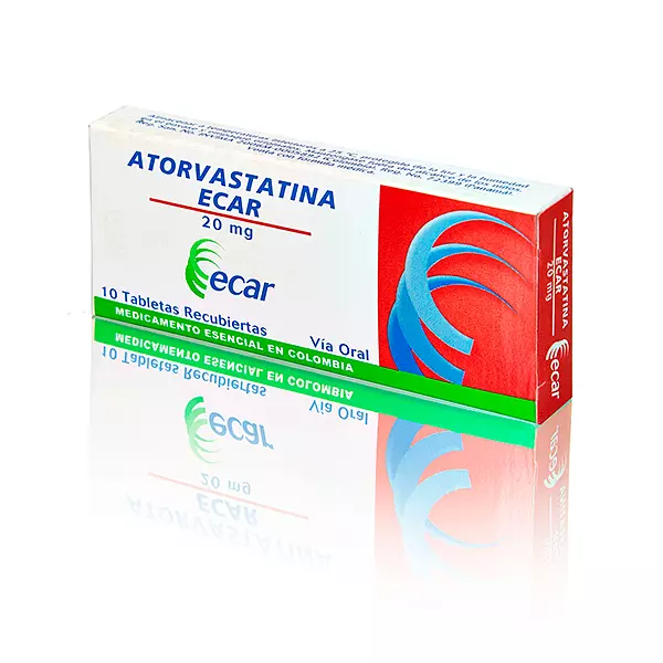 Atorvastatina 20 Mg Cj X 10 Tab Ecar